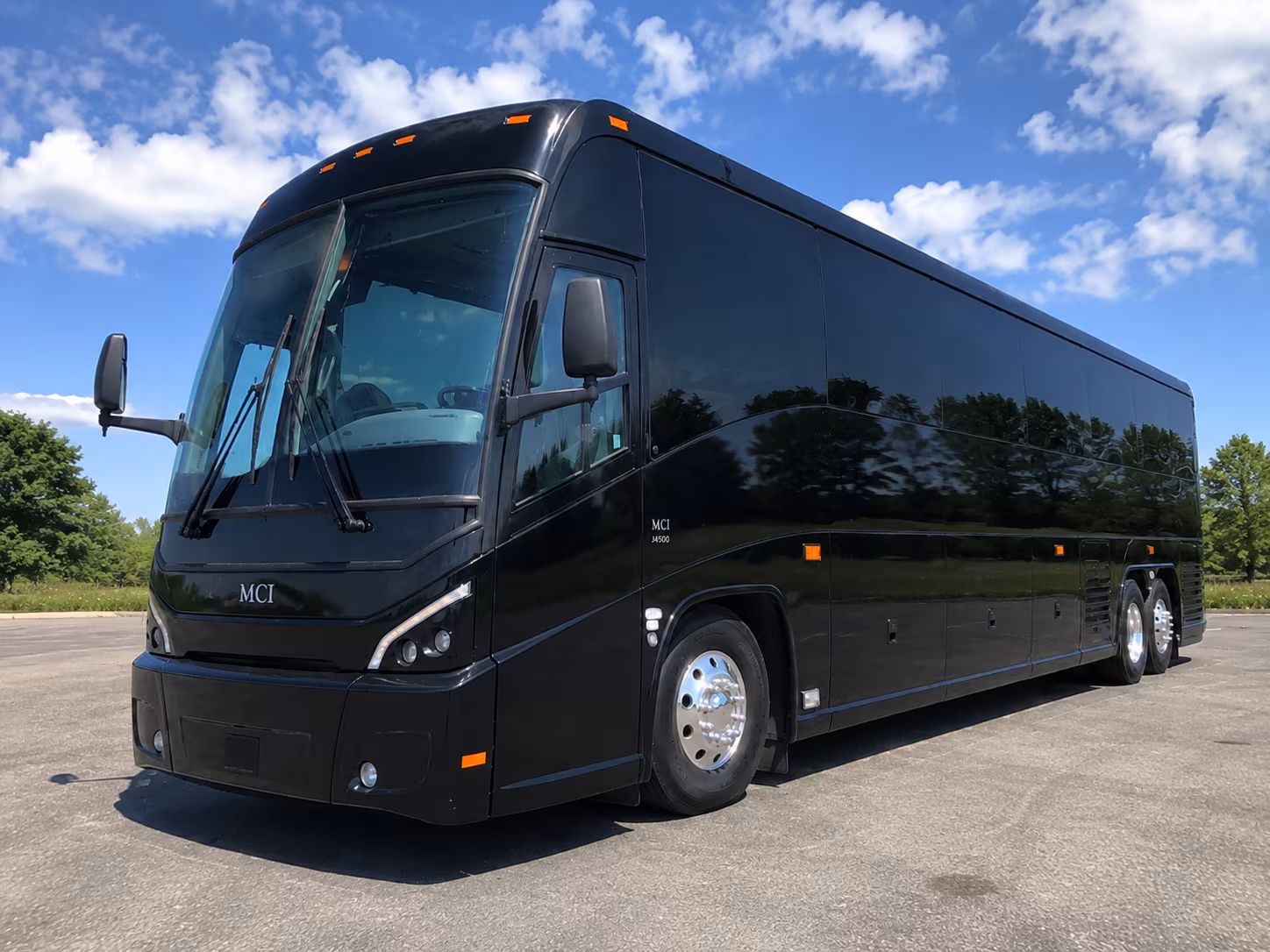 bus rentals for desert venues with limited parking near goodyear