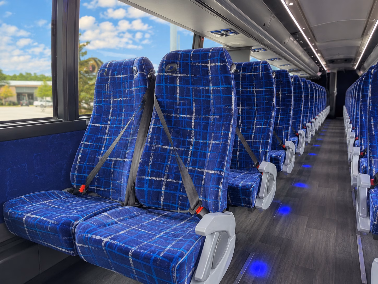 goodyear sporting event transportation onboard seating